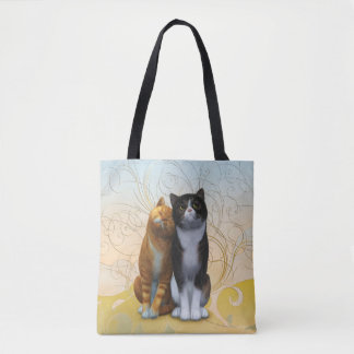 A couple of cats: love is in the air ? coffee mug tote bag