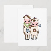 a couple of cute moo cows (Front/Back)
