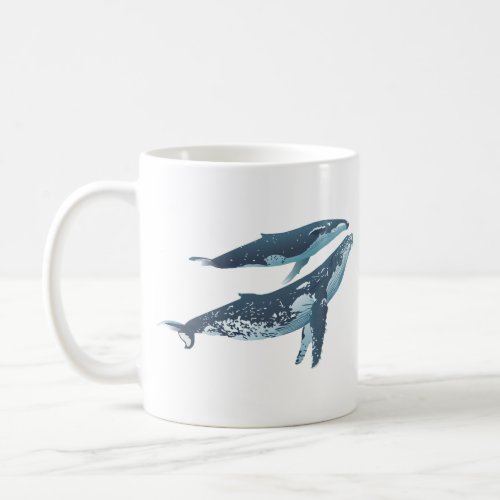 A Couple of Humpback Whales Coffee Mug