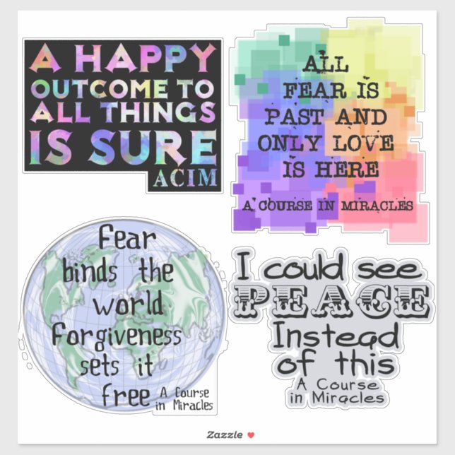 A Course in Miracles set 2 Sticker (Sheet)