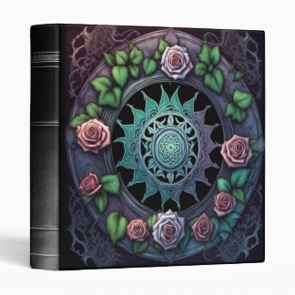 A Coven of Roses Faux Leather BOS 3 Ring Binder