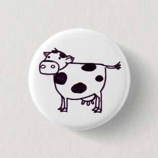A Cow Pinback Button