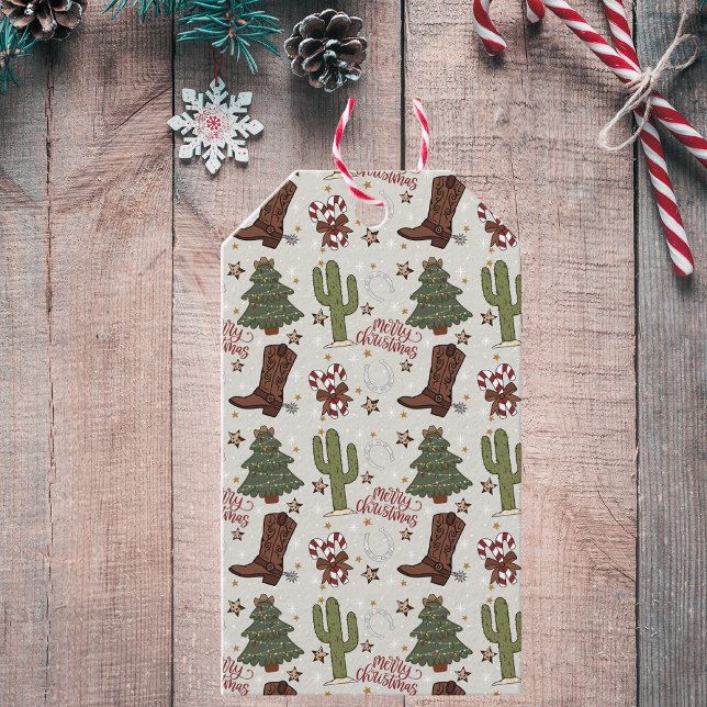 A Cowboy Merry Christmas  Gift Tags (Creator Uploaded)