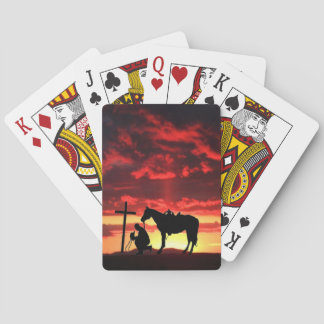 A Cowboy Prayer Playing Cards