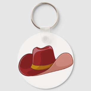 A cowboy's hat keychain