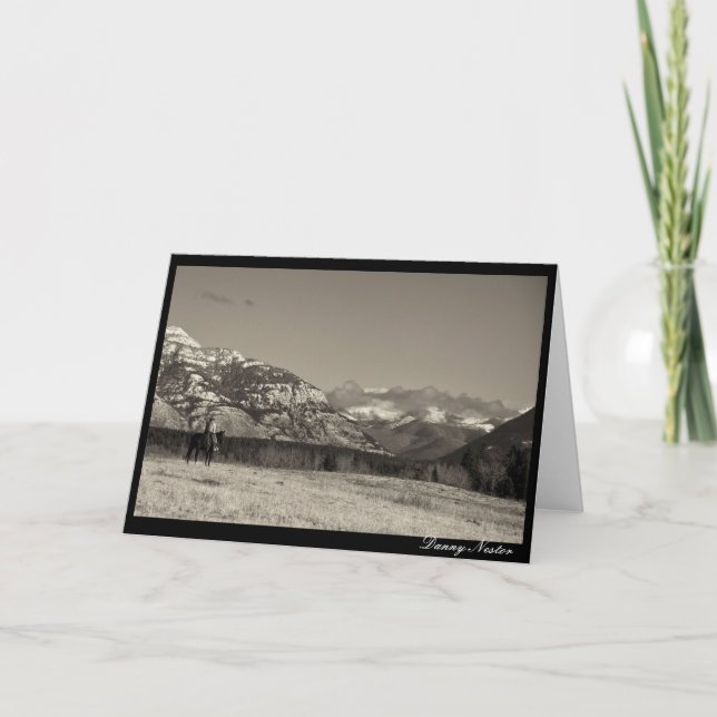 A Cowboy's Life Card (Front)