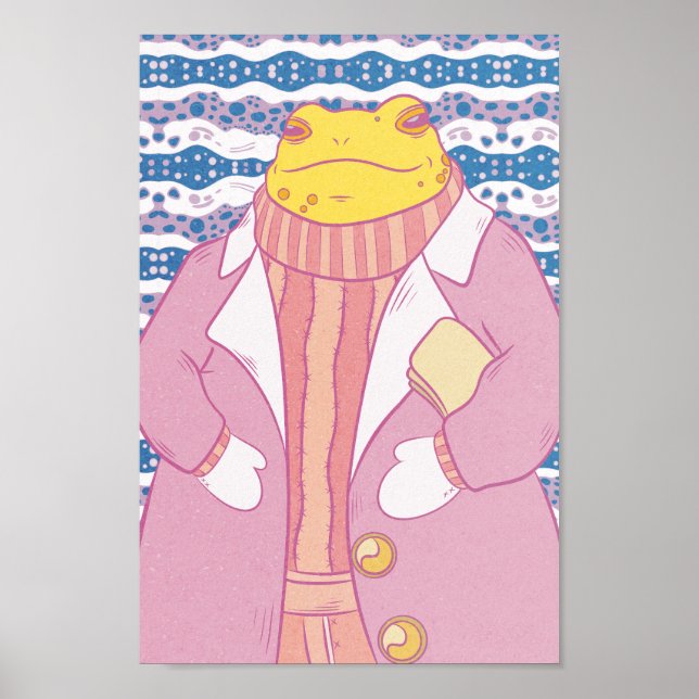 A Cozy Frog Poster (Front)