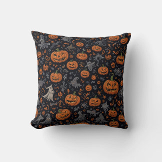 A cozy Halloween cushion