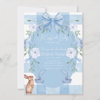 A Cozy Little Baby Is on the Way Shower Invite 