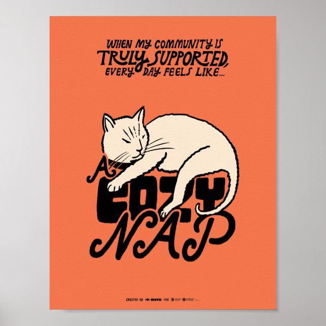 A Cozy Nap Poster (Front)