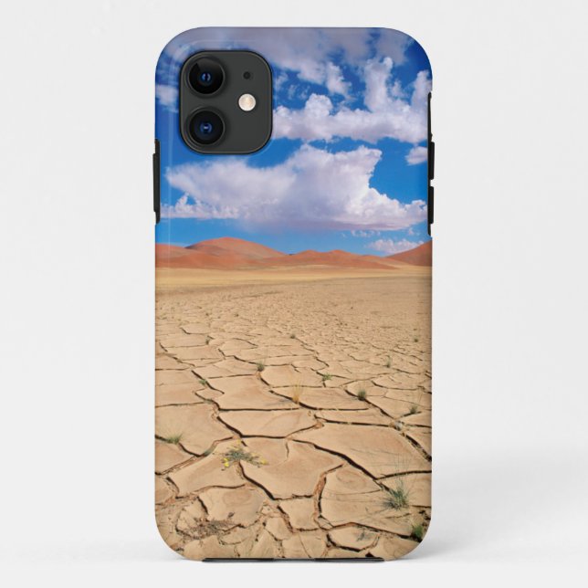A cracked desert plain Case-Mate iPhone case (Back)