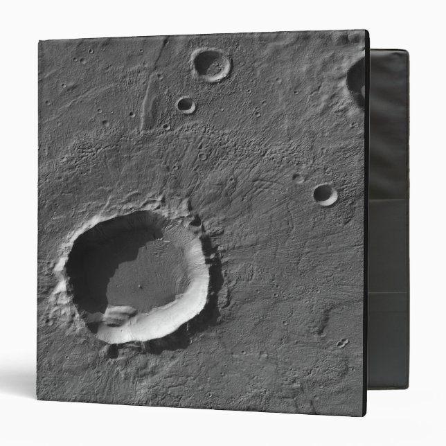 A crater on Mars 3 Ring Binder (Front/Inside)
