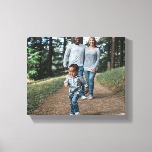 A Create your family photo canvas print