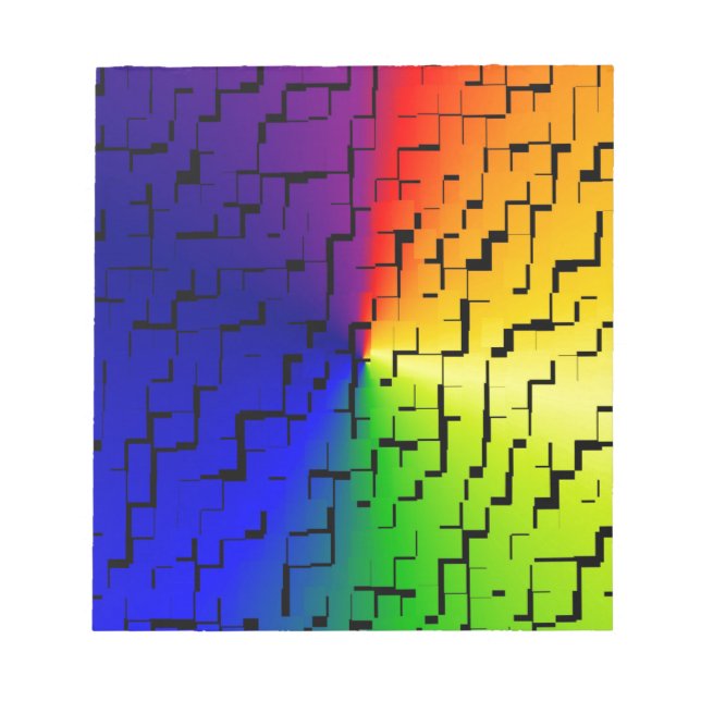 A creative colorful background notepad (Front)
