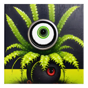 A Creepy Eyeball Plant Acrylic Print