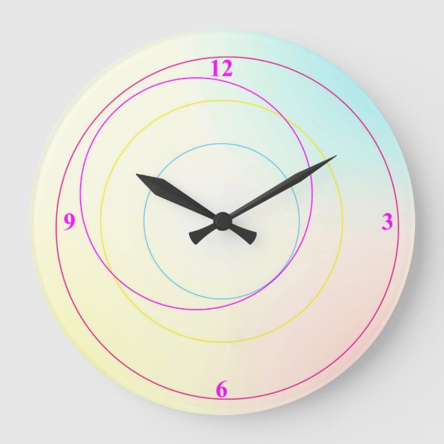 A Crop of Circles Large Clock (Front)