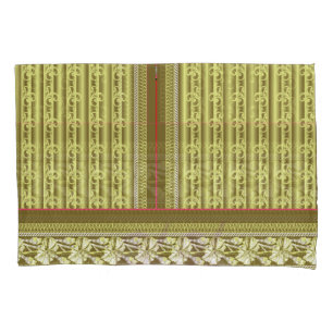 a cross stitch pattern of a vase with flowers pillow case