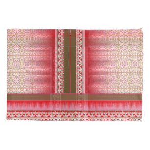 a cross stitch pattern with a red background pillow case