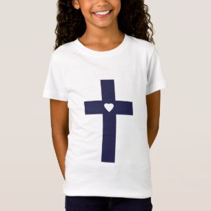 A Cross With Heart Sacred Love Art T-Shirt