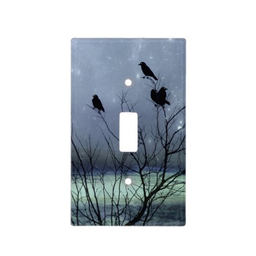 A Crow Fantasy Light Switch Cover