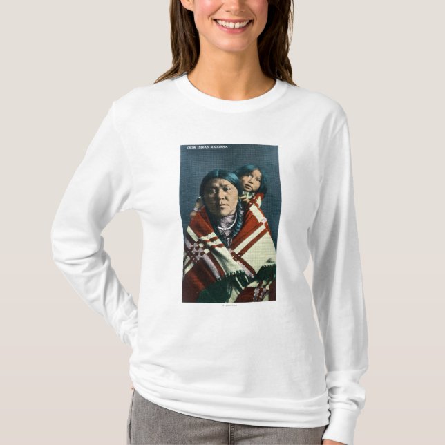 A Crow Indian Madonna and Child T-Shirt (Front)