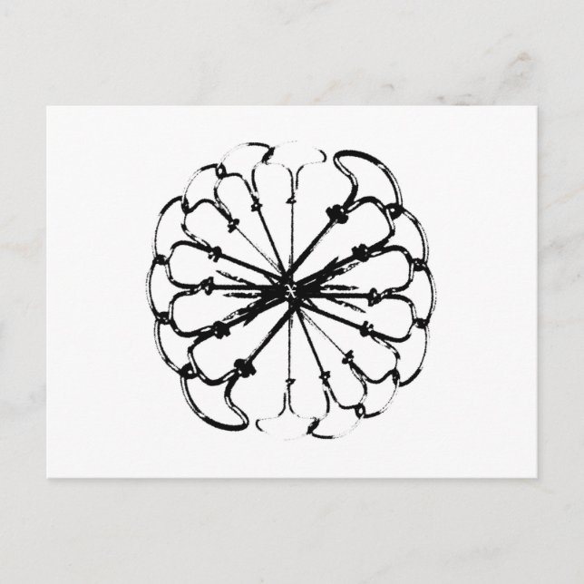 A crown of nails postcard (Front)