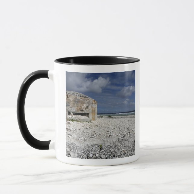 A crumbling bunker mug (Left)