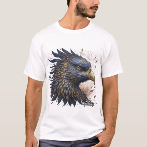 a crystal eagle in flight T_Shirt