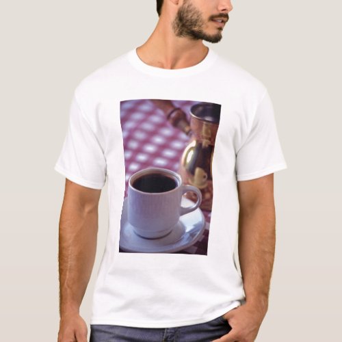 A cup of Arabic Coffee Syria The Middle T_Shirt