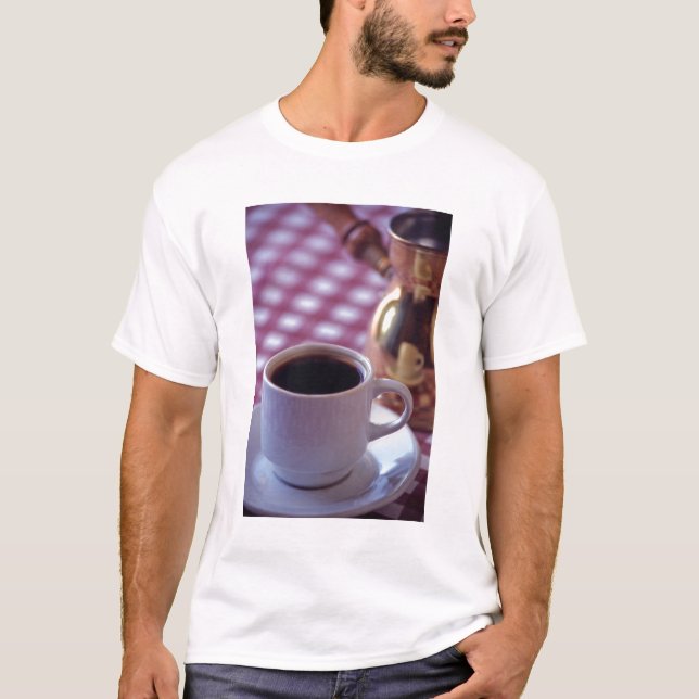 A cup of Arabic Coffee. Syria. The Middle T-Shirt (Front)