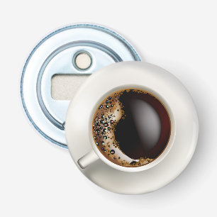 A Cup of Black Coffee Bottle Opener