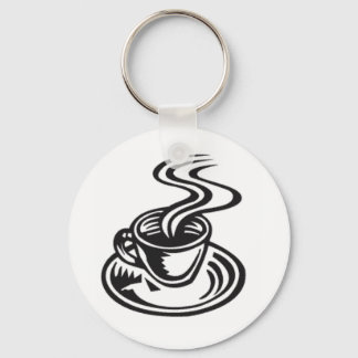 A Cup Of Coffee Is The Key Keychain