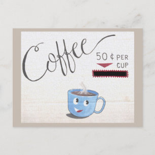 A Cup Of Coffee Postcard