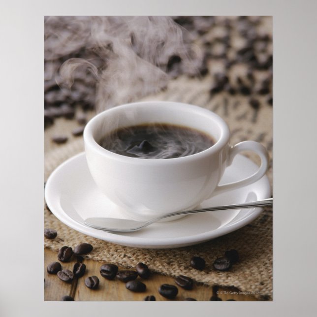 A cup of coffee poster (Front)