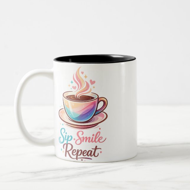 A cup of coffee to start your day with a smile (Left)