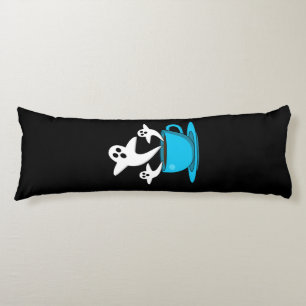 A Cup of Ghost Smoking Coffee Body Pillow
