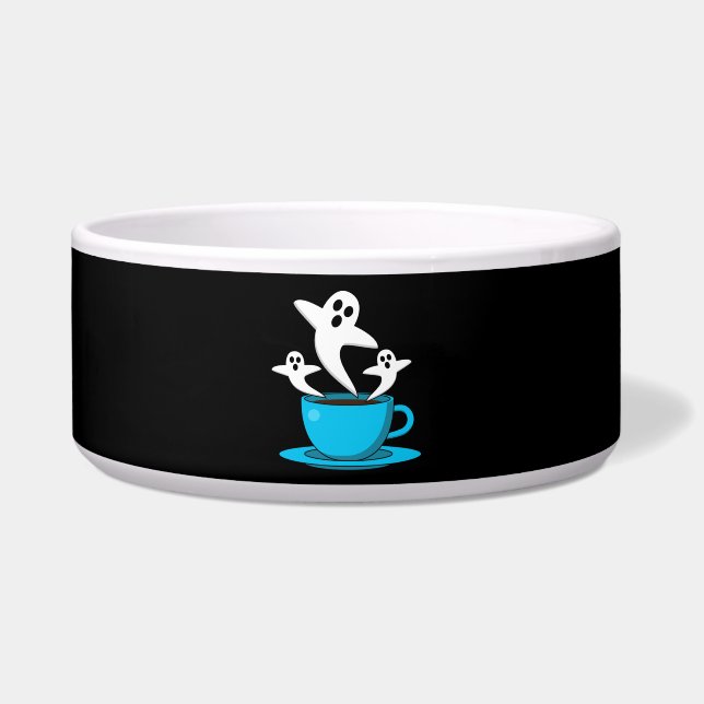 A Cup of Ghost Smoking Coffee Bowl (Front)