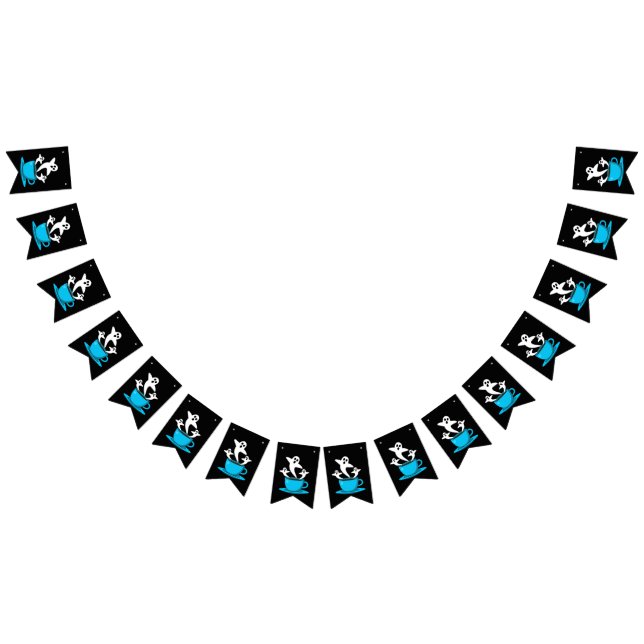 A Cup of Ghost Smoking Coffee Bunting Flags (All)