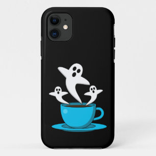 A Cup of Ghost Smoking Coffee iPhone 11 Case