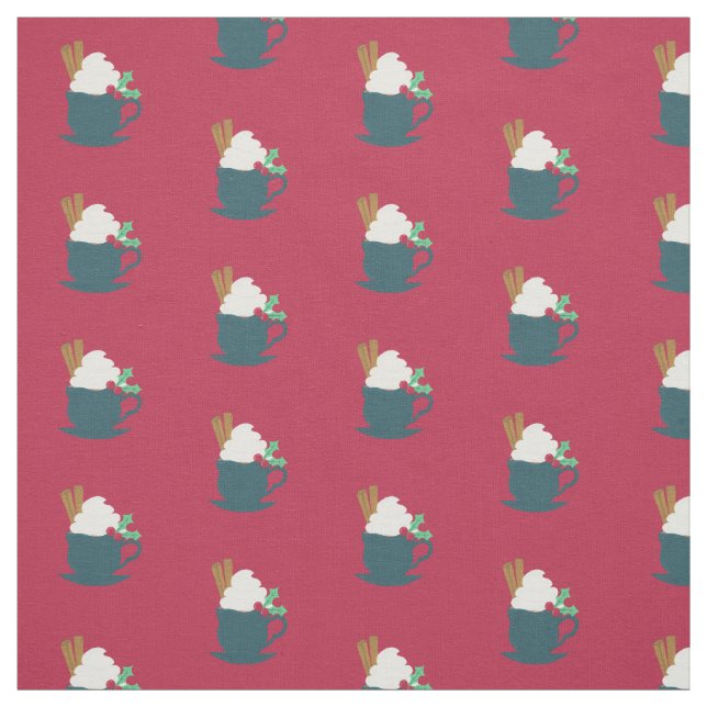 A Cup of Let It Snow Fabric (Swatch)