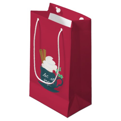 A Cup of Let It Snow Small Gift Bag