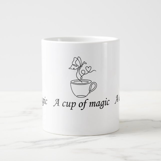 A Cup of Magic - Minimalist Milk Tea Mug (Front)