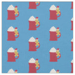 A Cup of Merry Christmas Fabric
