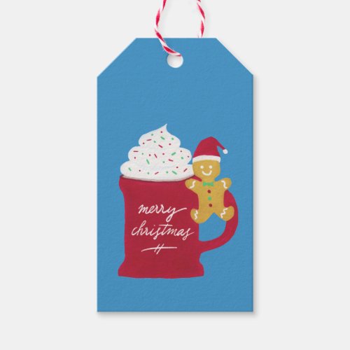 A Cup of Merry Christmas Gift Tags
