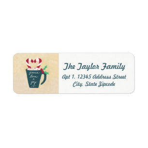 A Cup of Peace, Love and Joy Label