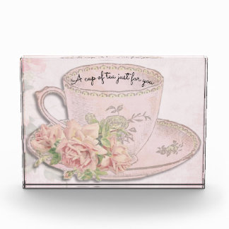A Cup of Tea for Mother's Day Pink Just for You Photo Block