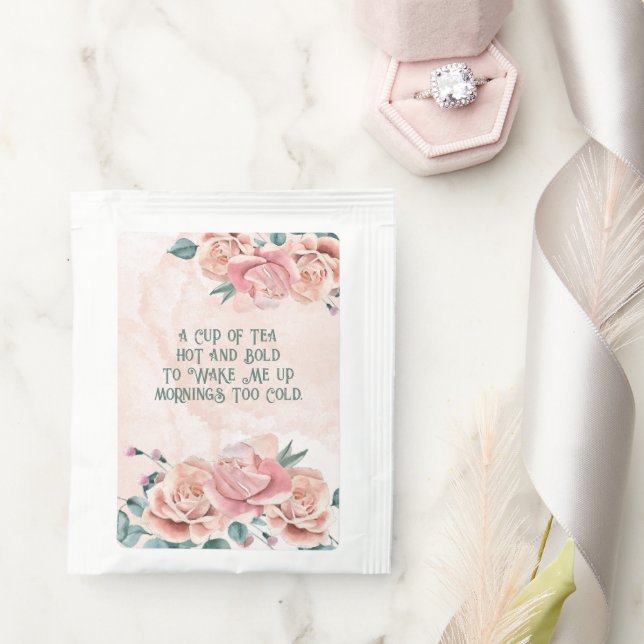 A Cup of Tea in a Sachet rime Bag Drink Mix (Wedding)