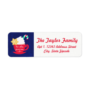 A Cup of 'Tis The Season Label