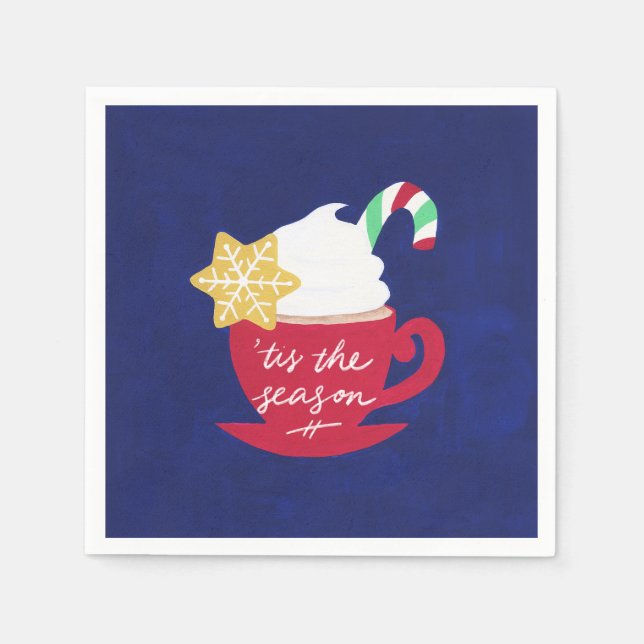 A Cup of 'Tis The Season Napkins (Front)