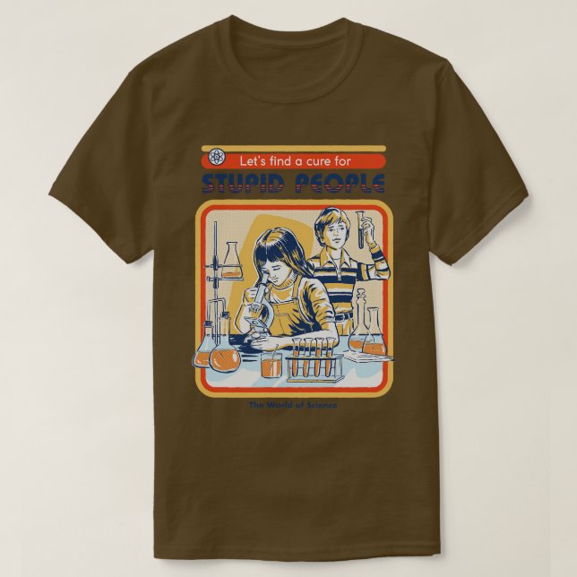 A Cure for Stupid People TShirt (Design Front)